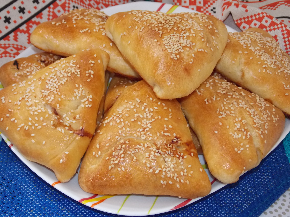 Дрожжевая самса – кулинарный рецепт