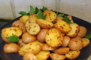 Картошка с чесноком