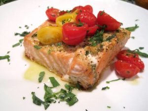 рыба по-гречески в духовке